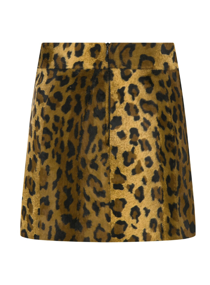 Roar - Kemer Detaylı Leopar Desenli Etek